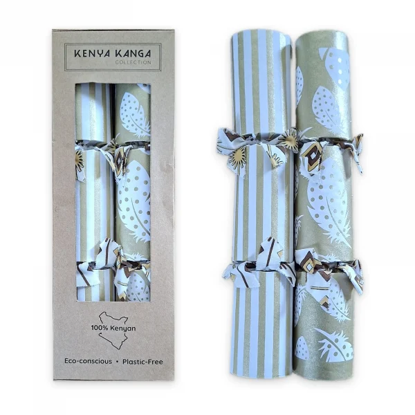Gold Christmas Crackers 007 (set of 2)