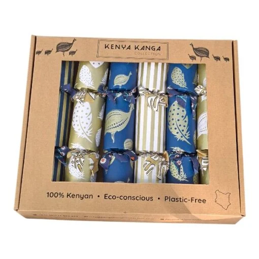 Gold Christmas Crackers 007 (set of 6)