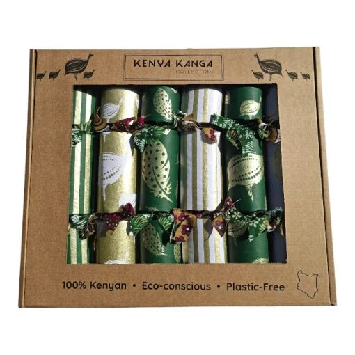 Gold Christmas Crackers 009 (set of 6)