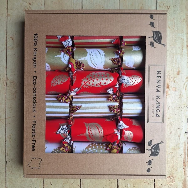 Gold Christmas Crackers 010 (set of 6)