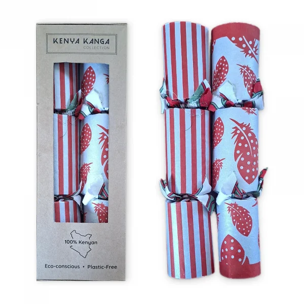 Silver Christmas Crackers 001 (set of 2)