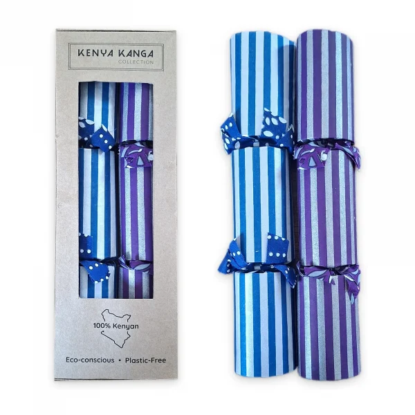 Silver Christmas Crackers 003 (set of 2)