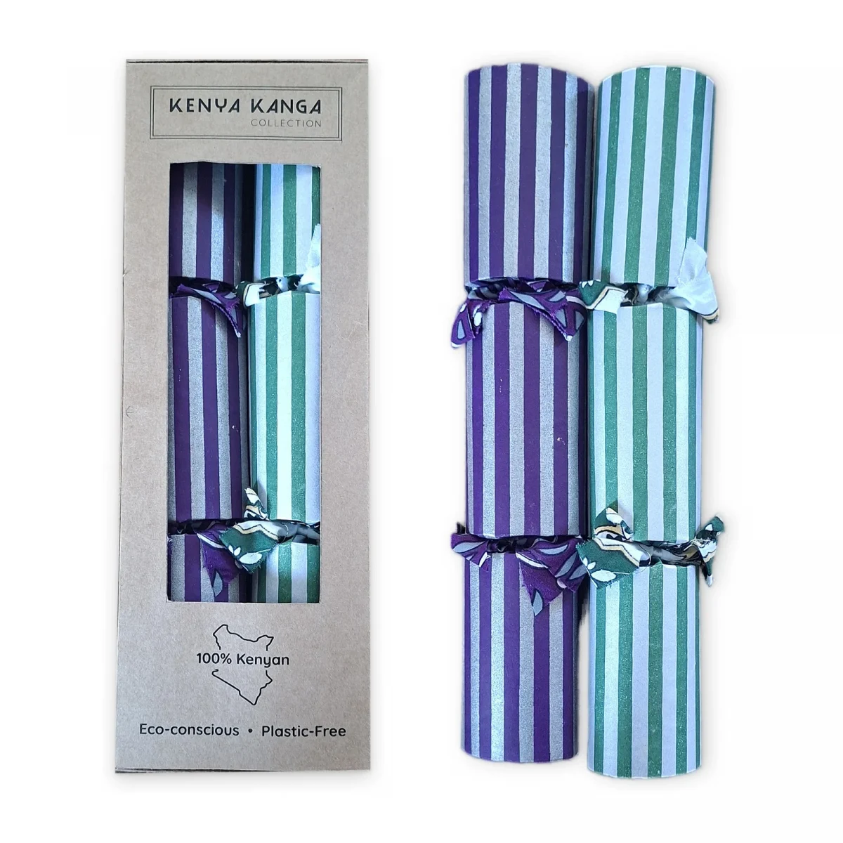 Silver Christmas Crackers 005 (set of 2)