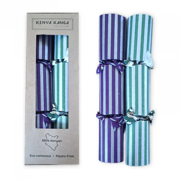 Silver Christmas Crackers 005 (set of 2)