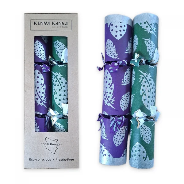 Silver Christmas Crackers 008 (set of 2)