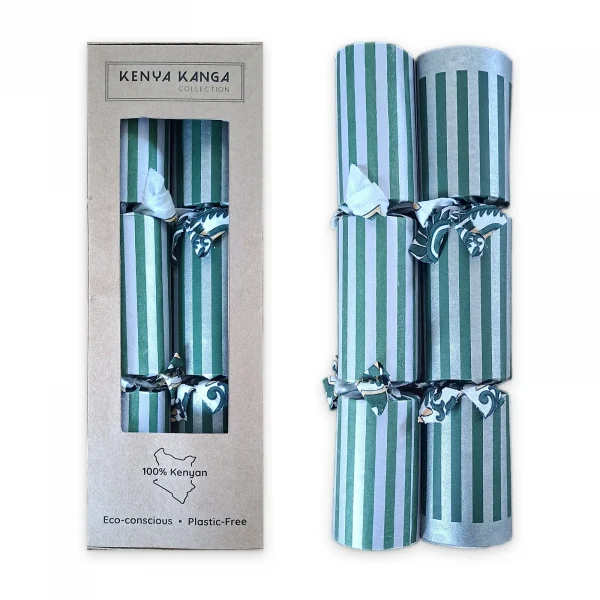 Silver Christmas Crackers 010 (set of 2)