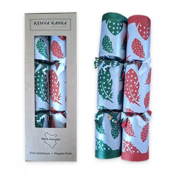Silver Christmas Crackers 013 (set of 2)