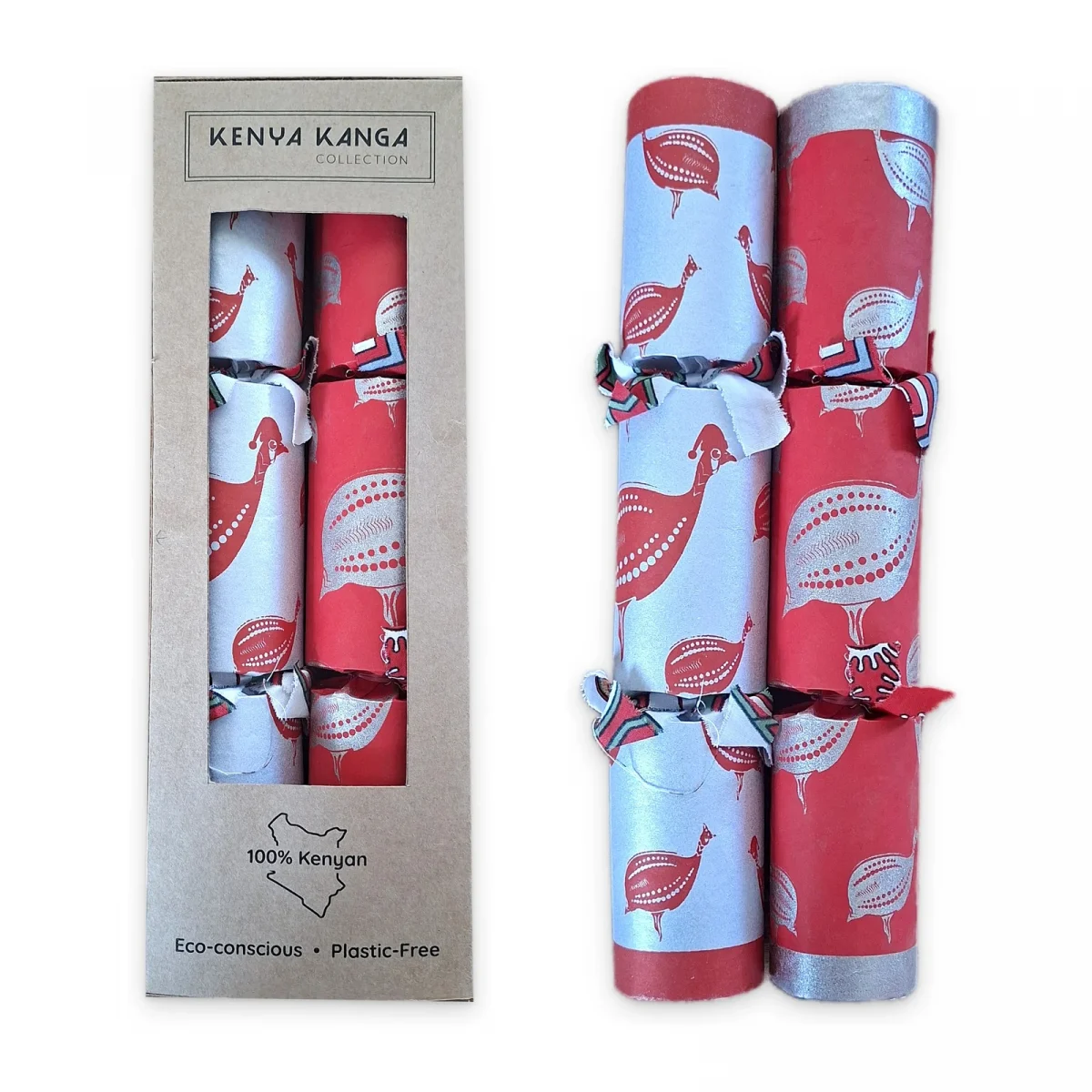 Silver Christmas Crackers 015 (set of 2)