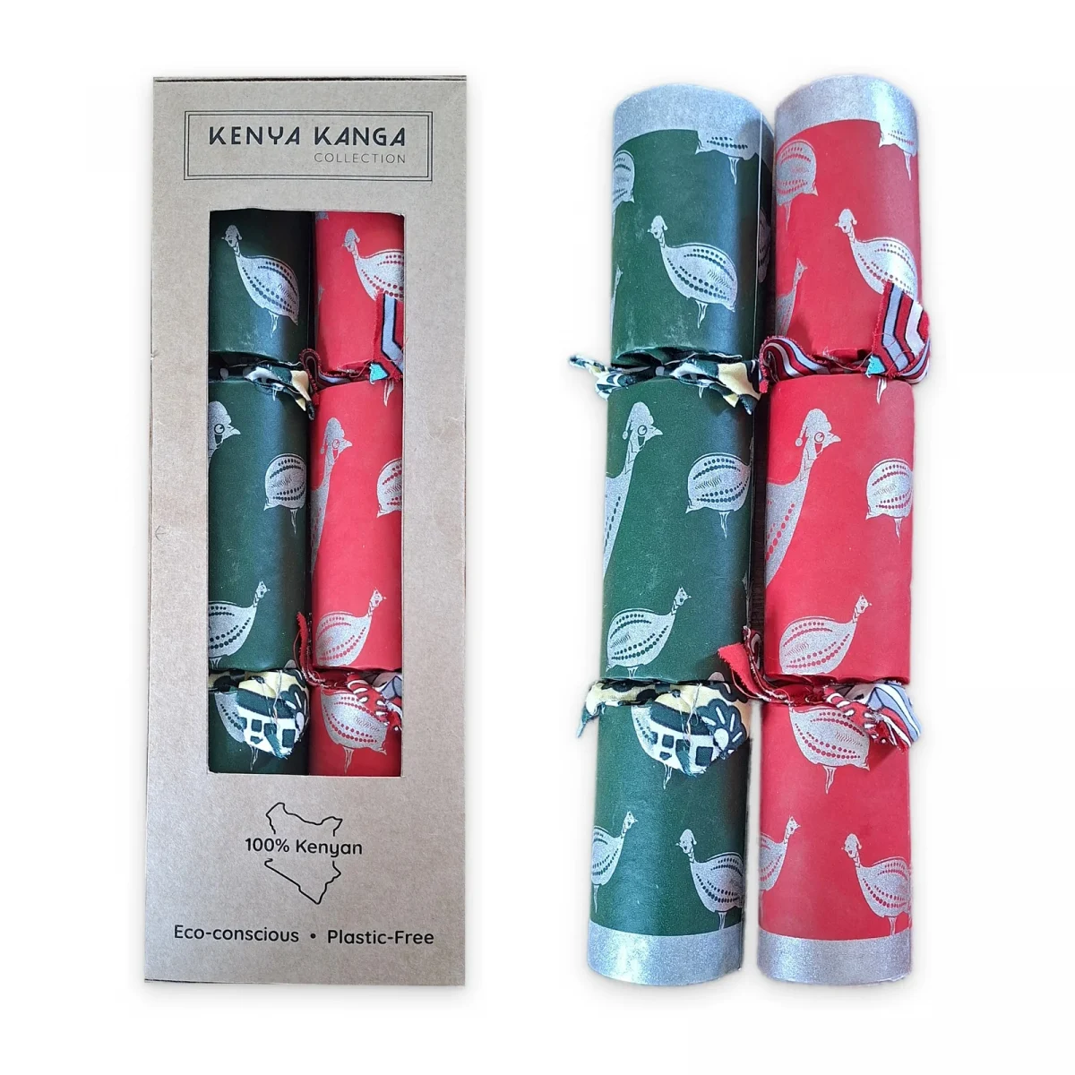 Silver Christmas Crackers 016 (set of 2)