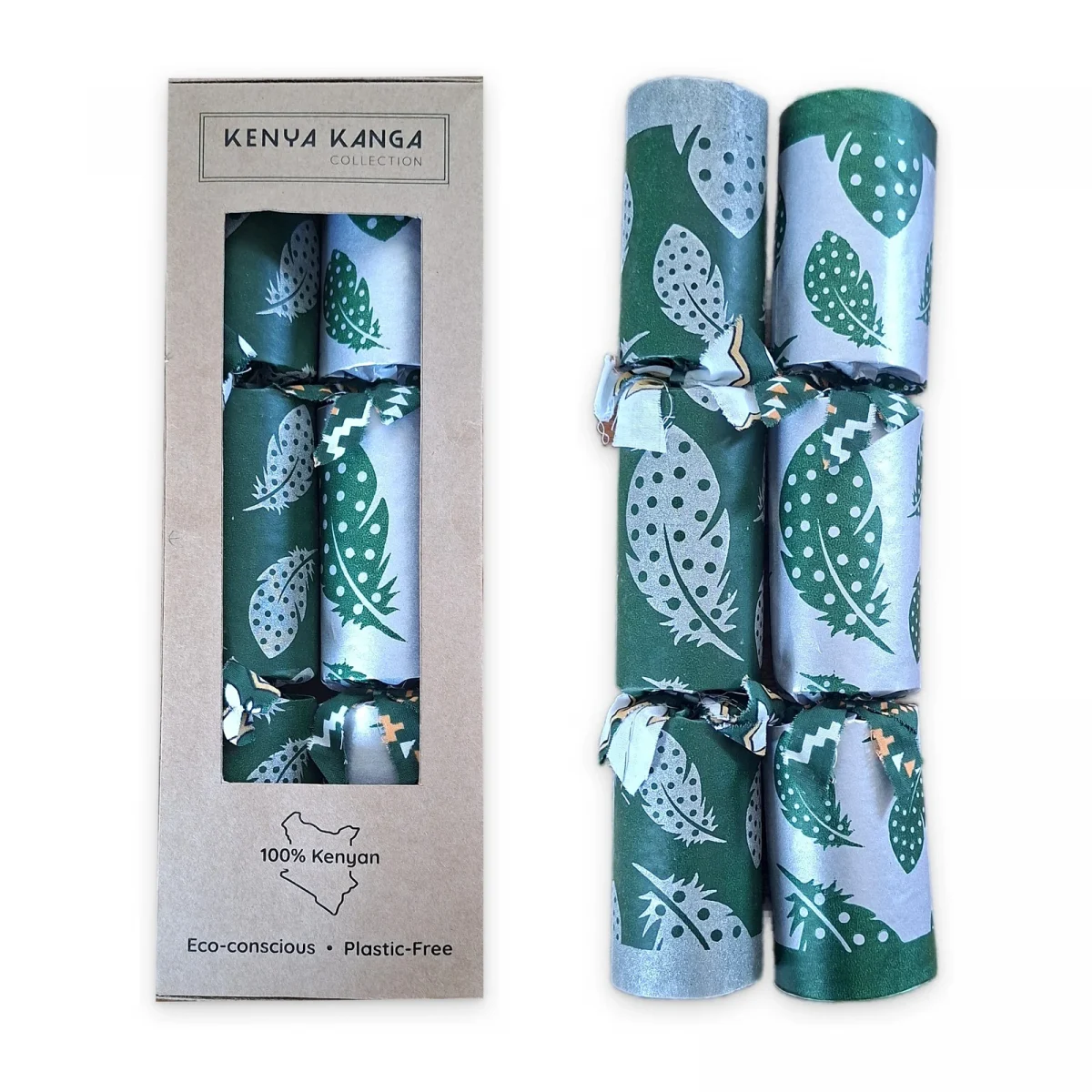 Silver Christmas Crackers 017 (set of 2)
