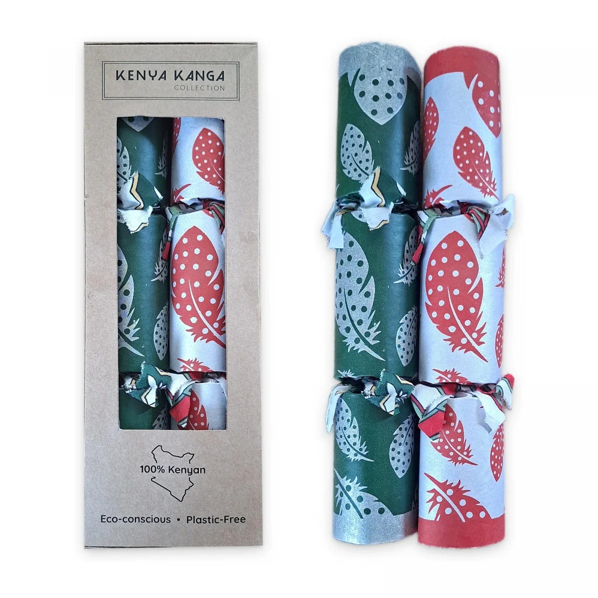 Silver Christmas Crackers 018 (set of 2)