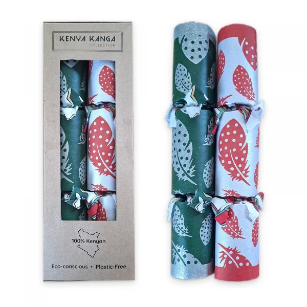 Silver Christmas Crackers 018 (set of 2)